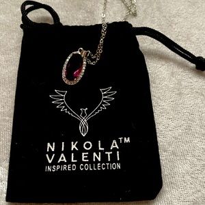 Nikola Valenti Purple Amethyst 20” Silver Necklace